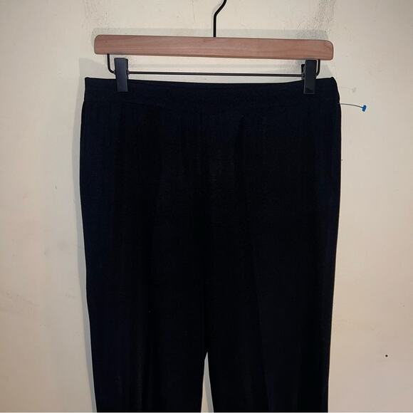 MING WANG black dark academia designer trousers SP CORPCORE - Picture 4 of 5